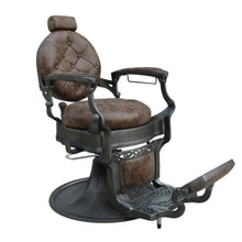 Load image into Gallery viewer, Vintage Barber Chair CLINT Brown