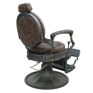 Vintage Barber Chair CLINT Brown