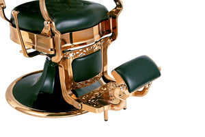 Barber Chair KIRK Copper Green