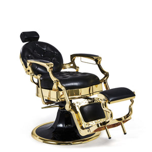 Barber Chair KIRK Glossy Gold