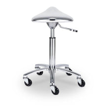 Load image into Gallery viewer, Salon Stool Silver